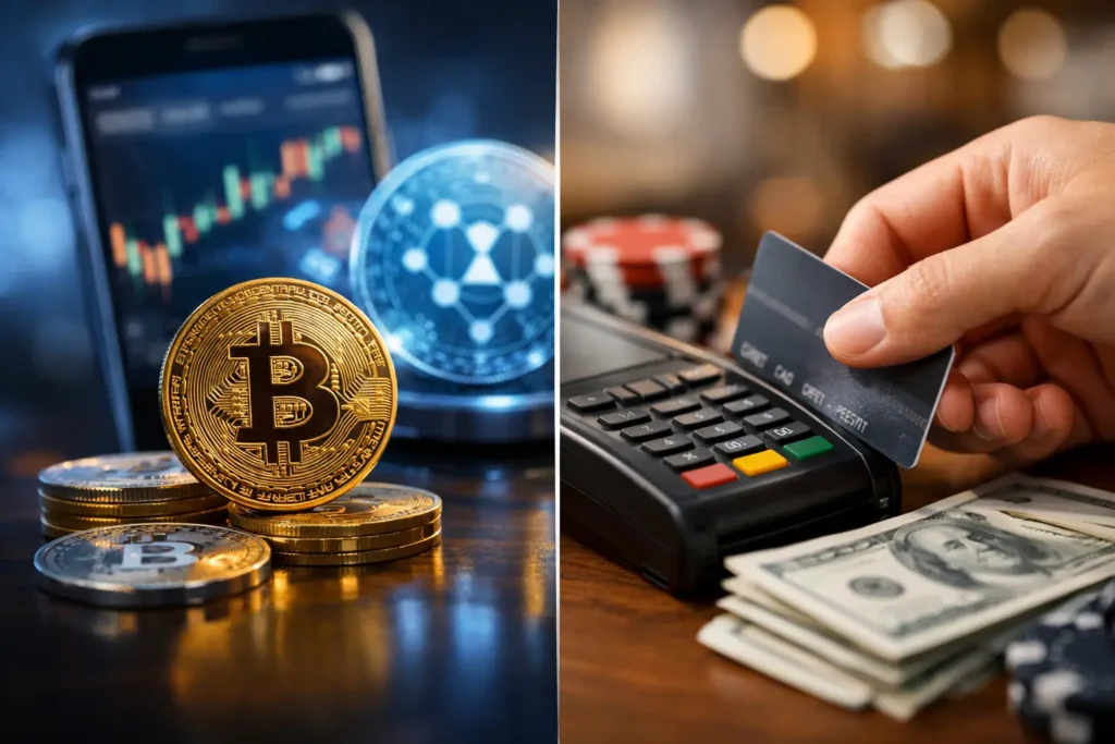 Crypto Deposits vs Card Deposits for U.S. Players